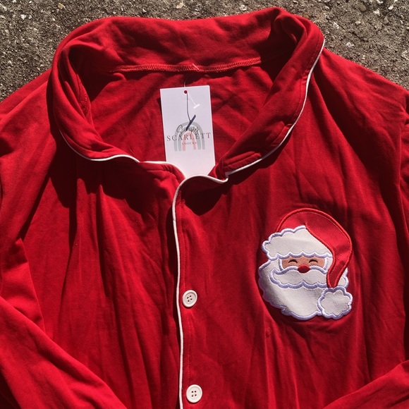 Simply Scarlet Boutique Santa PJs Mens size 3XL - Picture 2 of 3
